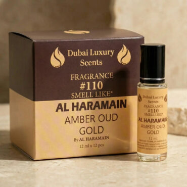 Dubai Luxury #110 Inspired By Amber Oud Al Haramain– Body Oil (12ml)