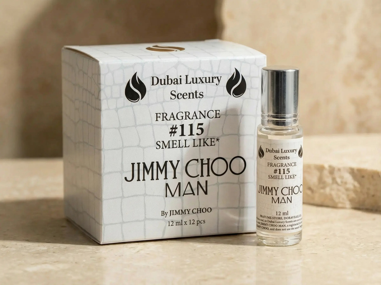 Dubai Luxury – Inspired By Jimmy Choo Man – Body Oil (12ml)