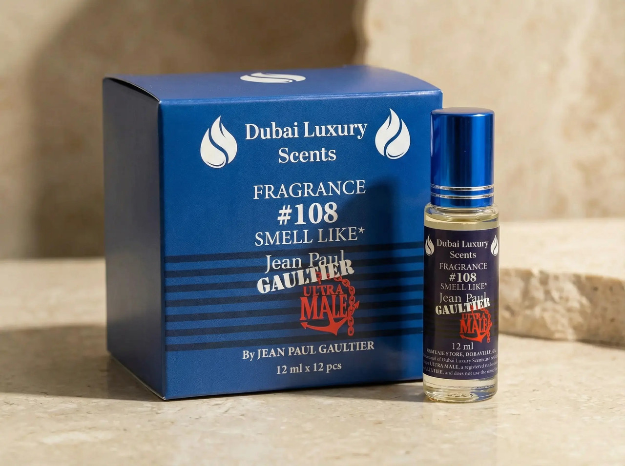 Dubai Luxury – Inspired By Ultra Male JPG – Body Oil (12ml)